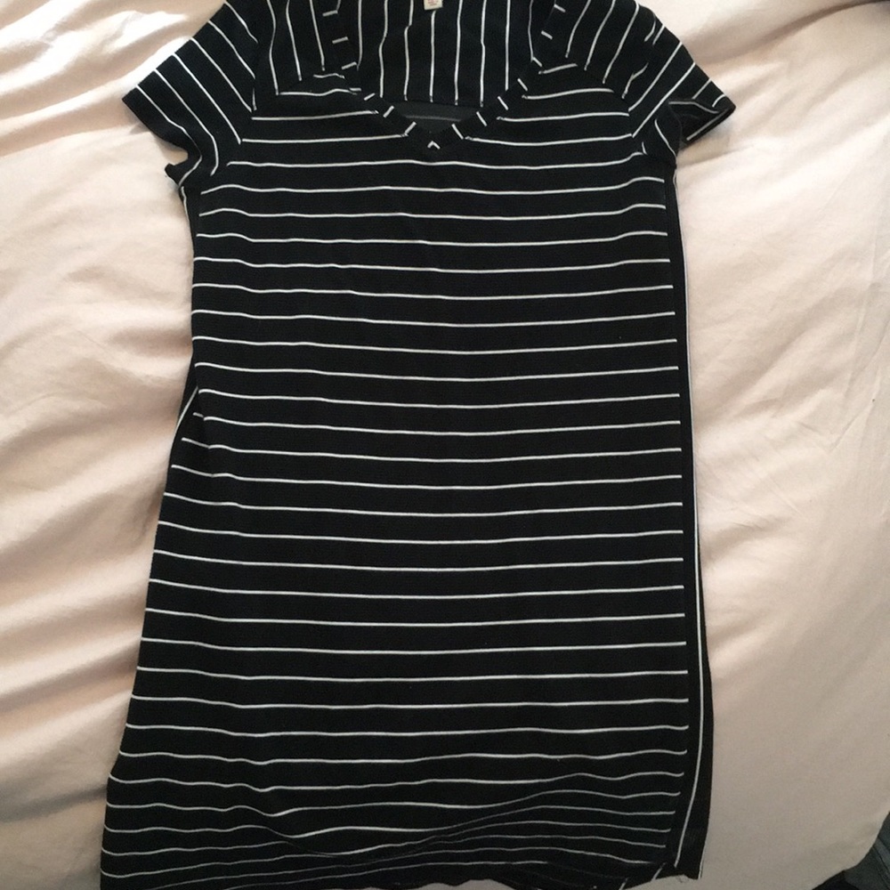 Black and white striped Merona dress